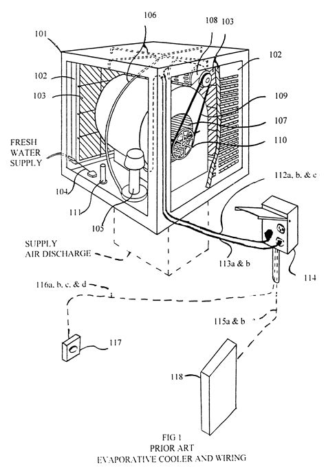 evaporative cooler electric panel box|evaporative cooler parts diagram.